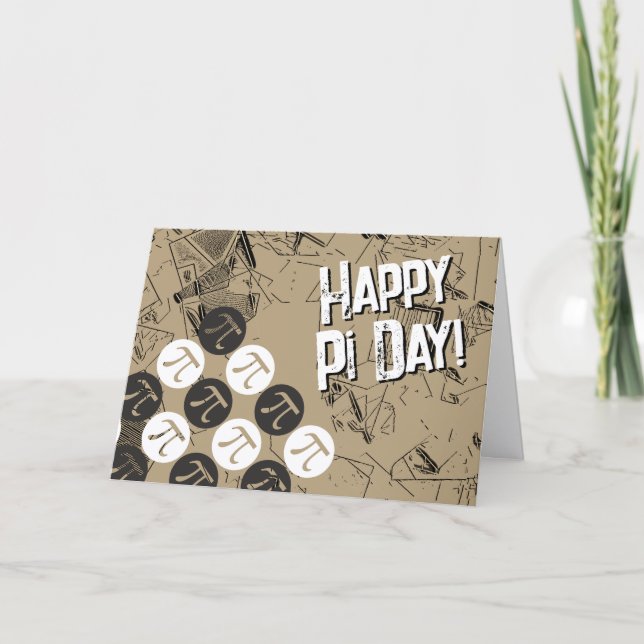 Cartão Feliz Dia Pi (Frente)