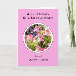 Cartão Feliz Diâmetro de Las Madres Cuñada