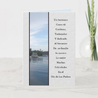 Cartão Feliz Diâmetro de los Padre Hermano