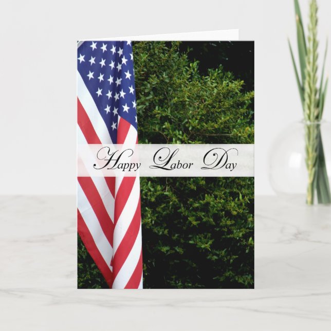 Cartão feliz do Dia do Trabalhador (Frente)