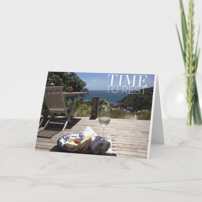 Cartão feliz do feriado/aposentadoria (Frente)