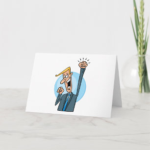 Cartão Feliz empresário