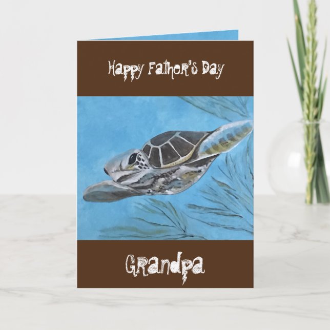 CARTÃO FELIZ FAYHERS DAY GRANDPA (Frente)