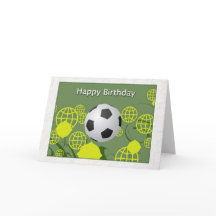 Feliz Futebol da Copa do Mundo de Aniversário