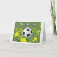 Feliz Futebol da Copa do Mundo de Aniversário