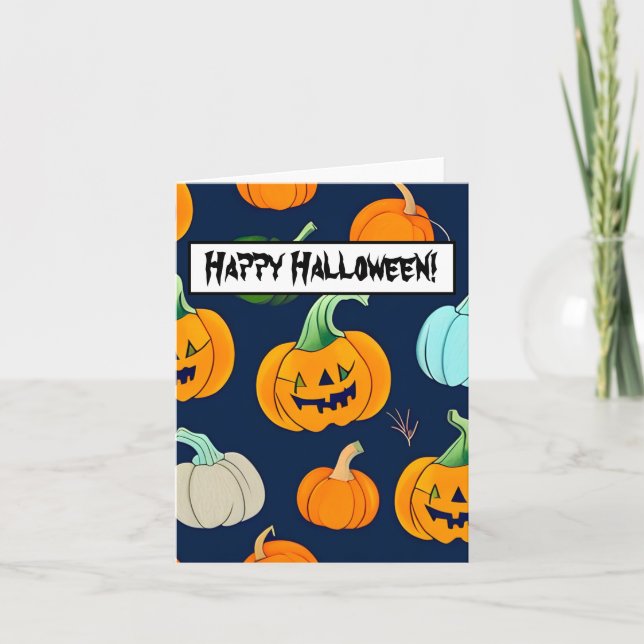 Cartão Feliz Halloween (Frente)