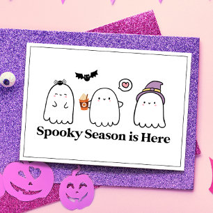 Cartão Feliz Halloween Custom Personalizado Espantosa Tem