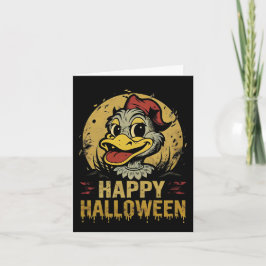 Cartão Feliz Halloween Cute Duque