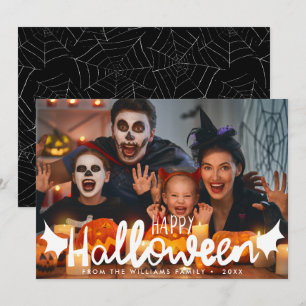 Cartão Feliz Halloween Foto Personalizada de Halloween 