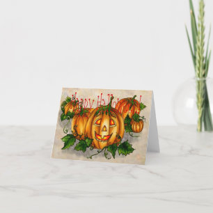 Cartão FELIZ HALLOWEEN por SHARON SHARPE