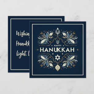 Cartão Feliz Hanukkah