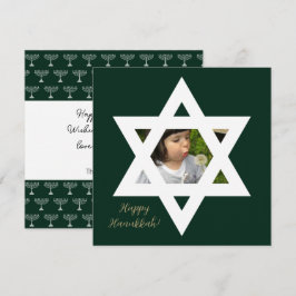 Cartão Feliz Hanukkah Foto Fofa