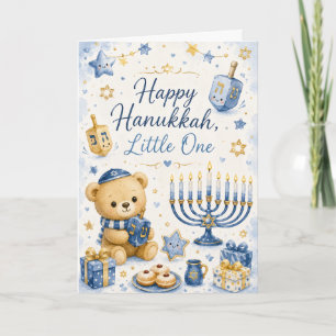 Cartão Feliz Hanukkah Pequeno