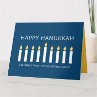 Feliz Hanukkah| Saudação simples e moderna por vel