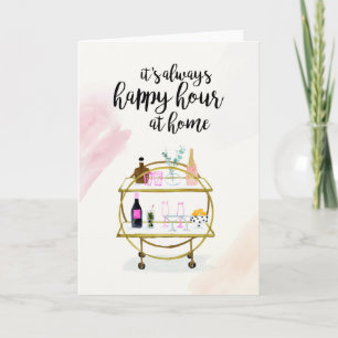 Cartão Feliz Hora em Casa