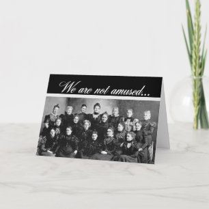 Cartão Feliz Humor de Aniversário do Grupo das Mulheres V