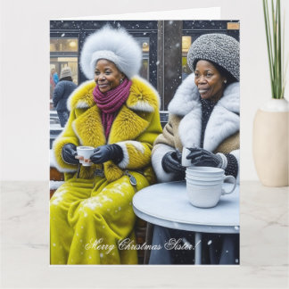 Cartão Feliz Irmã de Natal!