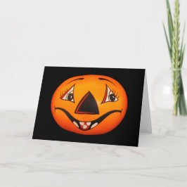 Cartão Feliz Jack O' Lantern Halloween