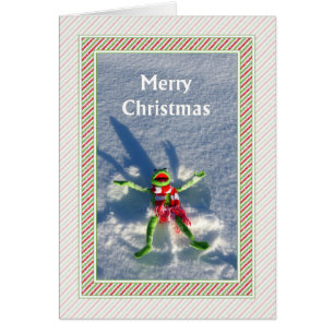 Cartão Feliz Kermie Natal