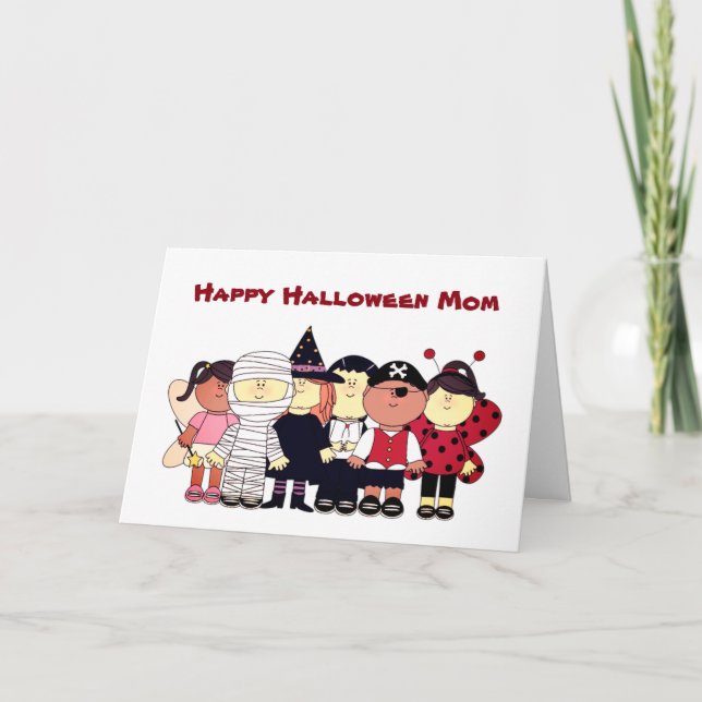CARTÃO *****FELIZ MÃE HALLOWEEN**** BOO PARA VOCÊ!!!!!! (Frente)