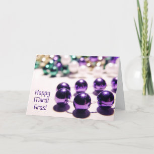 Cartão Feliz Mardi Gras!