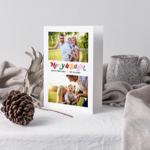 Cartão Feliz Moderna e Brilhante Cor Brilhante Foto 2