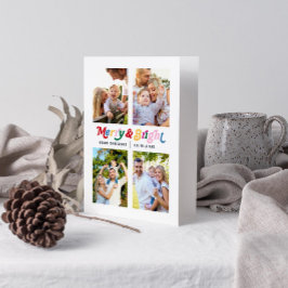 Cartão Feliz Moderna e Brilho Cor Brilhante Foto 4