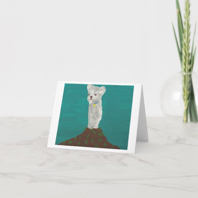 Cartão Feliz na brisa (Frente)