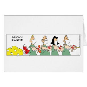 Cartão Feliz Nascimento do Palhaço