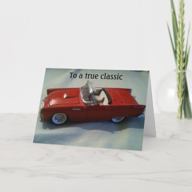 CARTÃO FELIZ NASCIMENTO PARA UM VERDADEIRO CLÁSSICO (Frente)