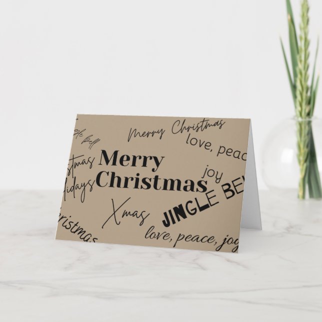 Cartão Feliz Natal (Frente)