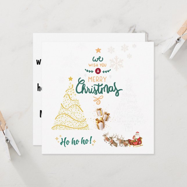 Cartão Feliz Natal (Frente/Verso In Situ)