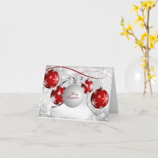 Cartão Feliz Natal (Flor Amarela)
