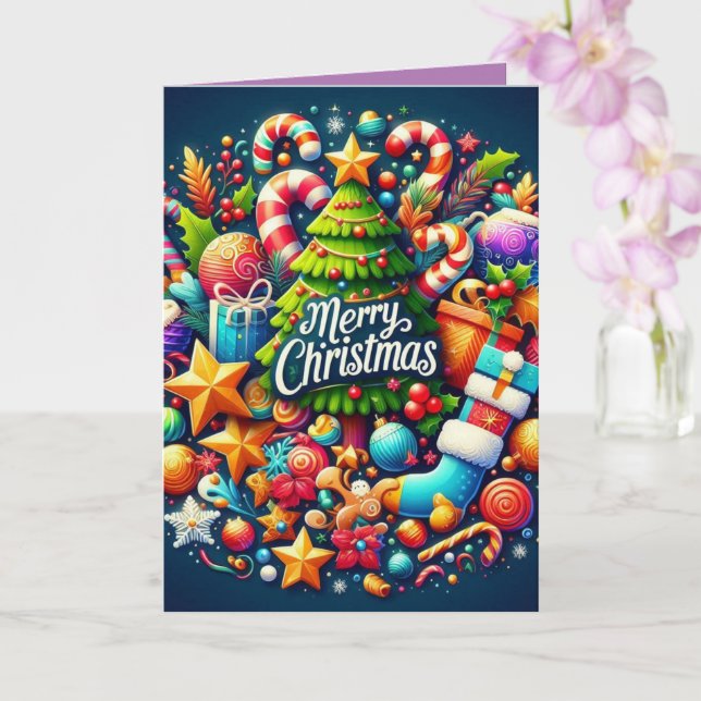 Cartão Feliz Natal11 (Orquídea)
