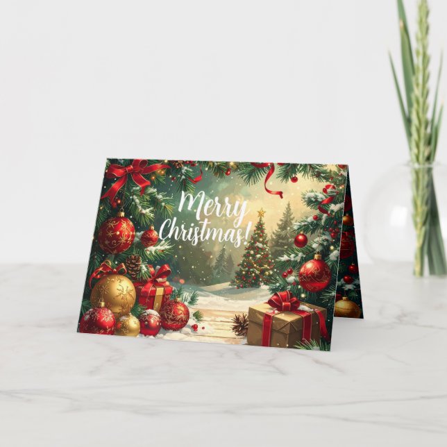 Cartão Feliz Natal 5 Imagem  (Frente)