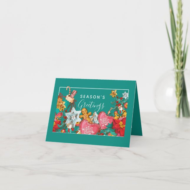 Cartão Feliz Natal | Adicione sua foto (Frente)