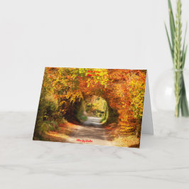 Cartão Feliz Natal Amarelo Bog Kilcullen