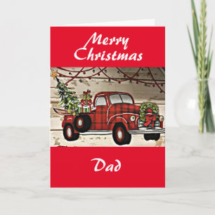 Cartão FELIZ NATAL AO meu **PAI**