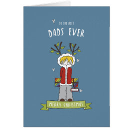 Cartão Feliz Natal aos melhores pais