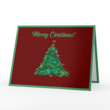 Feliz Natal Árvore Moderna e Bonita