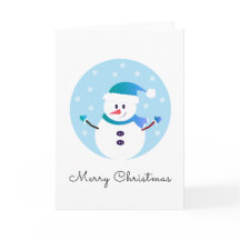 Feliz Natal Boneco de Neve Flocos de Neve