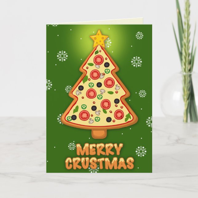 Cartão Feliz Natal Crustmas Engraçado (Frente)