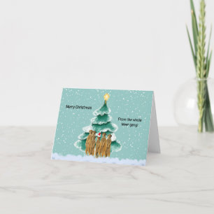Cartão Feliz Natal da Família Card