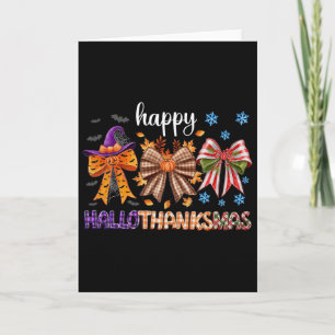 Cartão Feliz Natal de Ação de Graças de Halloween HalloOb