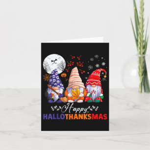 Cartão Feliz Natal de Ação de Graças de Halloween HalloOb