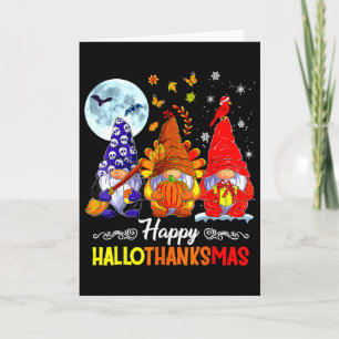 Cartão Feliz Natal de Ação de Graças de Halloween HalloOb