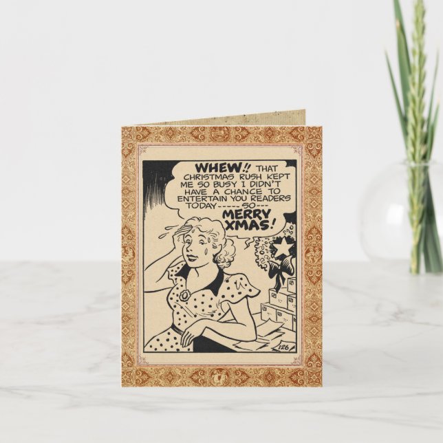 Cartão Feliz Natal de Betty Brown (Frente)