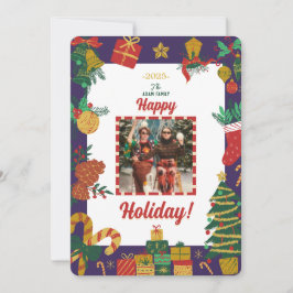 Cartão Feliz Natal de Férias