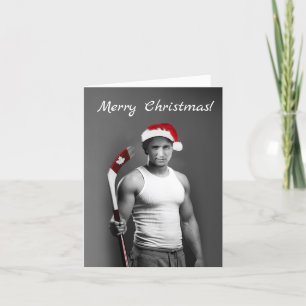 Cartão Feliz Natal de Hunky Justin Trudeau