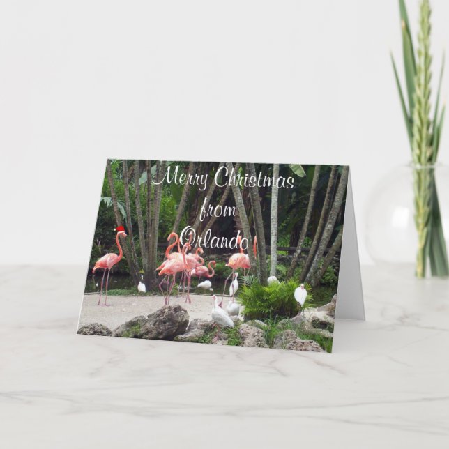 Cartão Feliz Natal de Orlando (Frente)